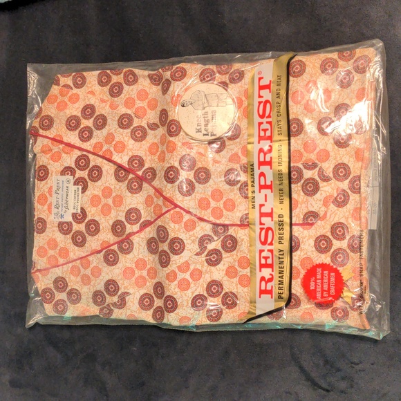 Vintage Mens Pajama Set - Picture 1 of 6